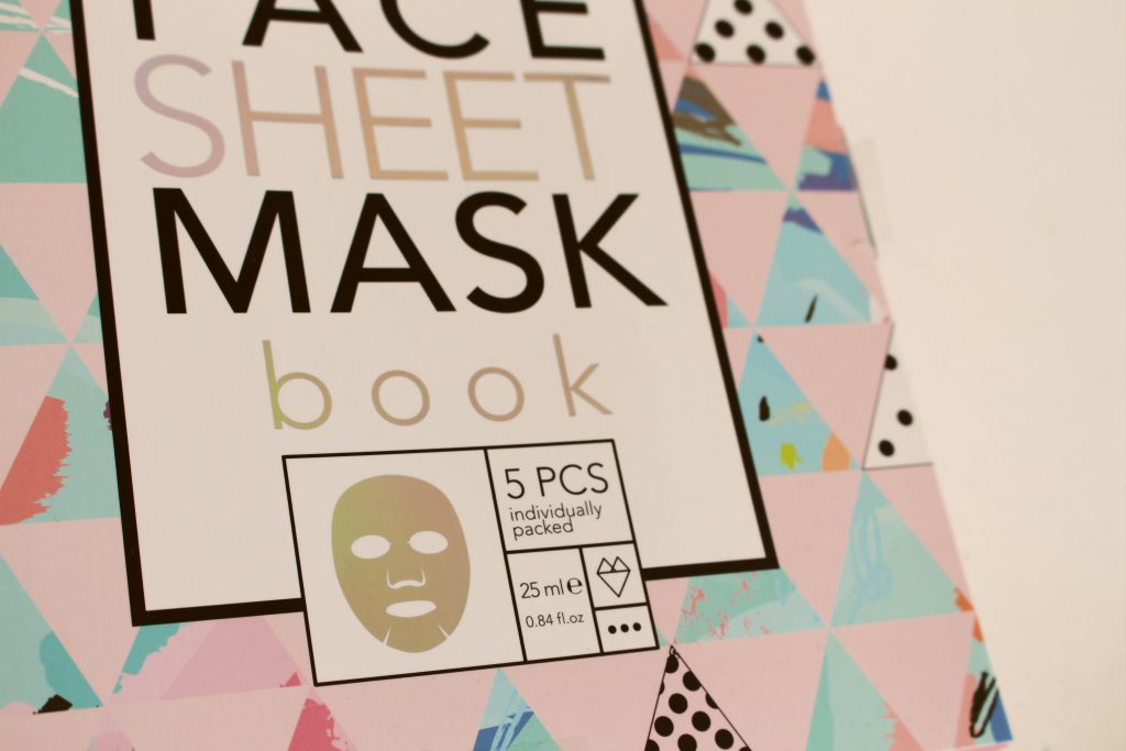 face sheet mask book